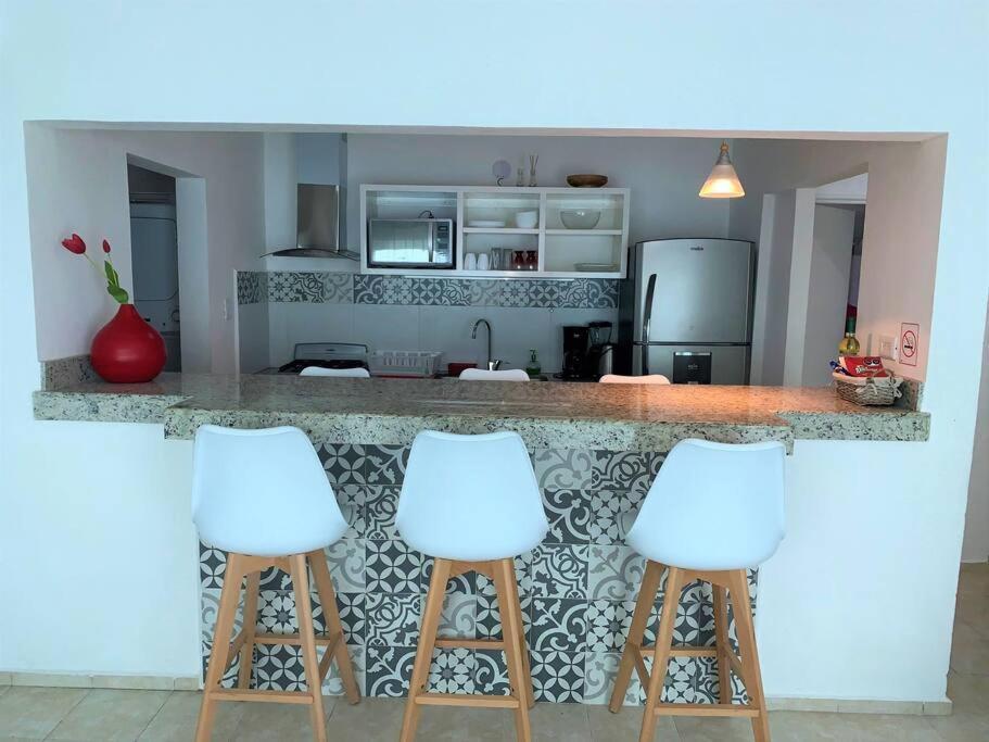 Ar Ocean View Apartments อิสลามูเฮเรส ภายนอก รูปภาพ